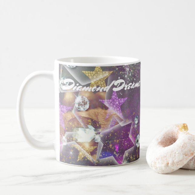 Diamond Dreams Kaffeetasse (Mit Donut)