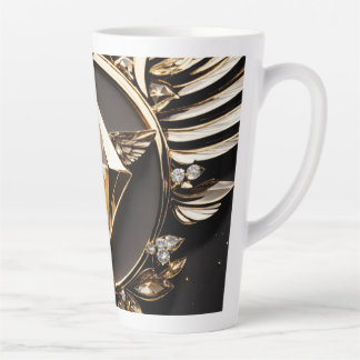 **"Diamond Elegance: Luxe Latte Tasse"** Milchtasse