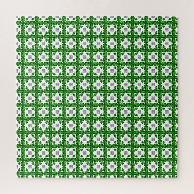 Diamond & Emerald Gemstone Art, grün (Vertikal)