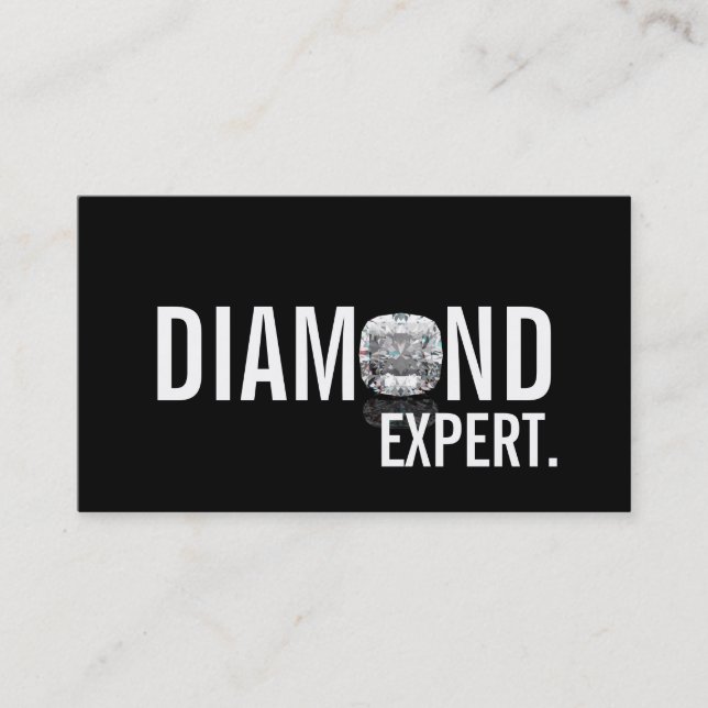 Diamond Expert Juwelry Gold Silver Visitenkarte (Vorderseite)