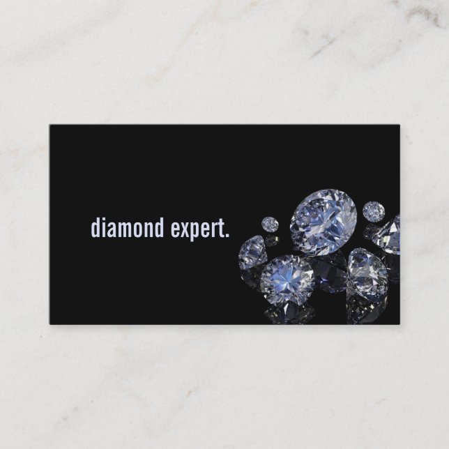 Diamond Expert Juwelry Gold Silver Visitenkarte (Vorderseite)