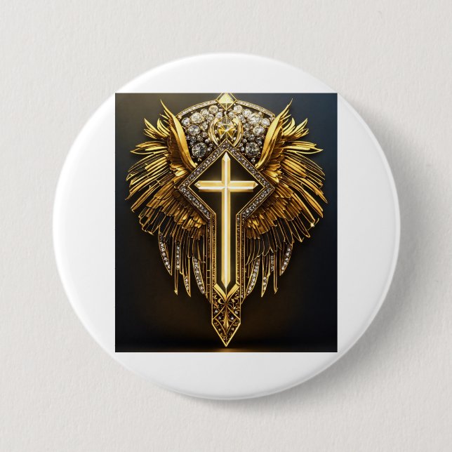 Diamond Faith LLC - Elegance and Grace Button (Vorderseite)