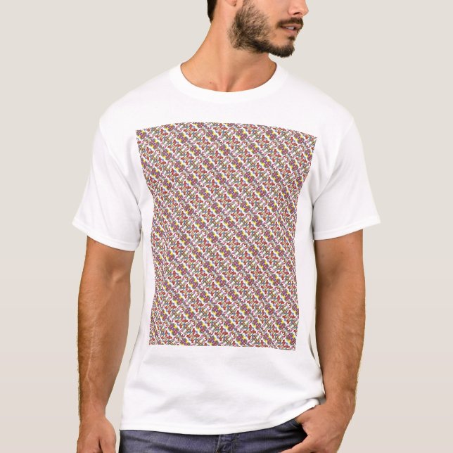 Diamond Garden Dala Horses T - Shirt (Vorderseite)