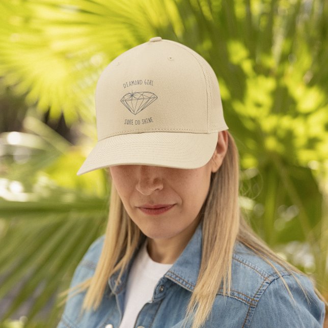 Diamond Girl Shine Personalisiert Truckerkappe (Von Creator hochgeladen)
