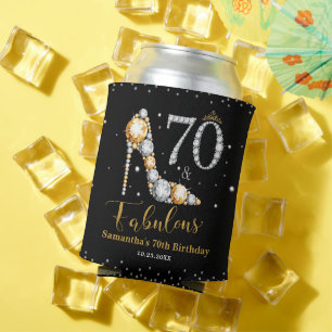 Diamond Glitzer 50 und fabelhaft 70. Geburtstag Dosenkühler