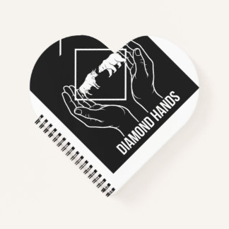 Diamond Hands — Spiralblock Notizbuch