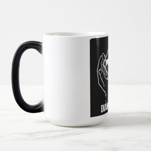 Diamond Hands — Tasse Magique Changeant de Couleur