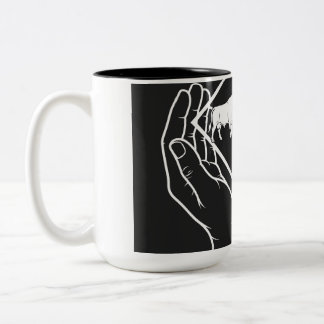 Diamond Hands – Zweifarbiger Becher Zweifarbige Tasse