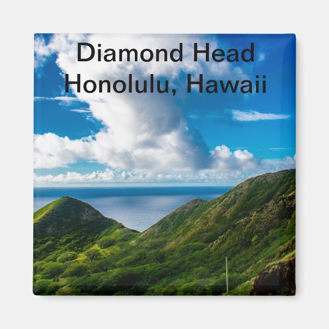 Diamond Head Crater Magnet (Vorne)