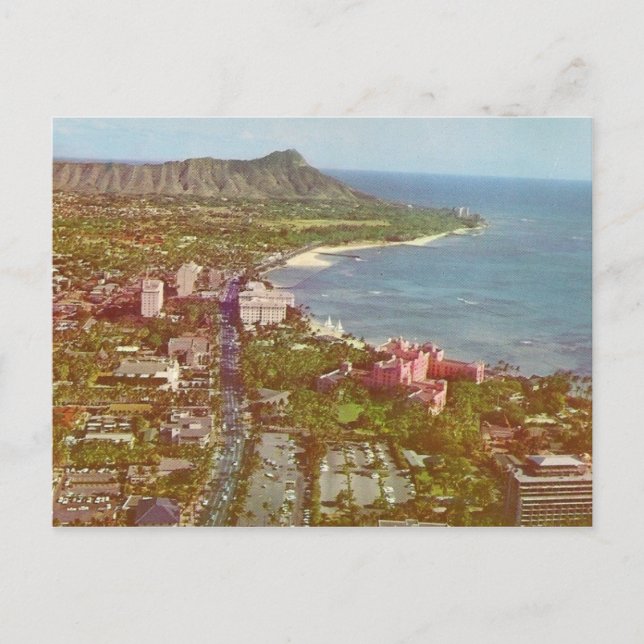 Diamond Head Hawaii Postkarte (Vorderseite)