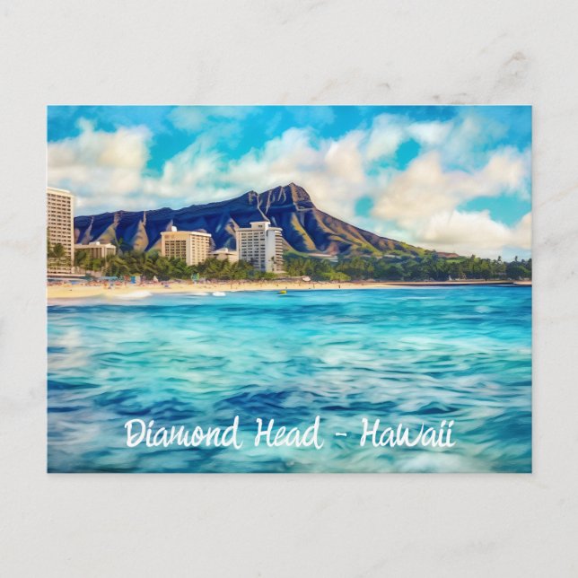 Diamond Head Honolulu Hawaii Postcard Postkarte (Vorderseite)
