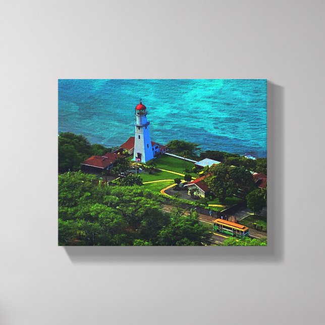 Diamond Head Lighthouse #1 Leinwand (Vorderseite)