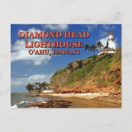 Diamond Head Lighthouse, O'ahu, Hawai'i Postcard Postkarte