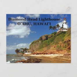 Diamond Head Lighthouse, O'ahu, Hawai'i Postcard Postkarte