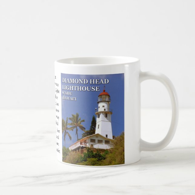 Diamond Head Lighthouse, O'ahu, Hawai'i Tasse (Rechts)
