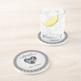 Diamond Heaert 60. Untersetzer zum Hochzeitstag