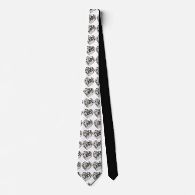 Diamond Heart Krawatte (Vorderseite)