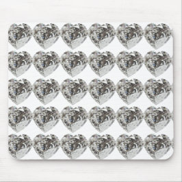 Diamond Heart Mousepad
