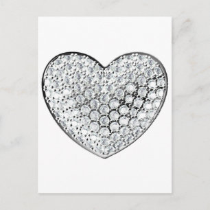 Diamond Heart Postkarte