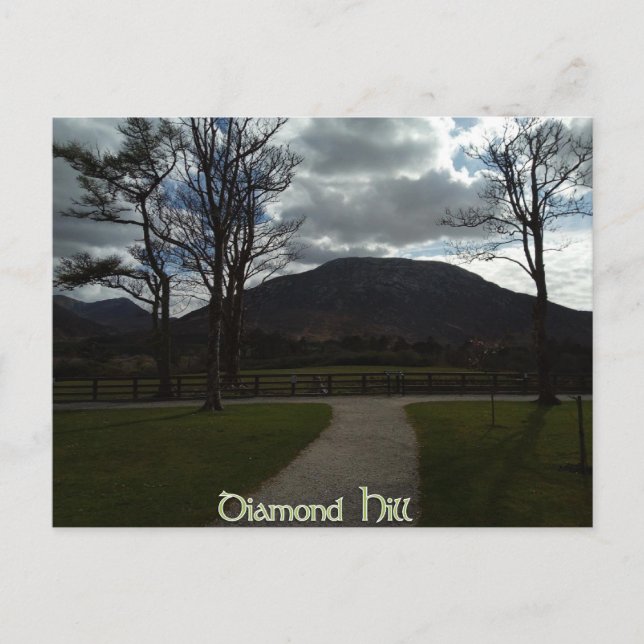 Diamond Hill, Nationalpark Connemara Postkarte (Vorderseite)