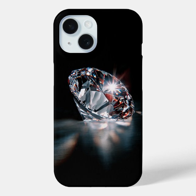 Diamond iPhone 15 Case – Sparkle with Every Swi (Rückseite)