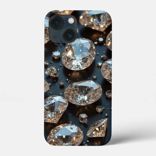 Diamond iPhone Case sieht wie echter Diamant-Luxus (Rückseite)
