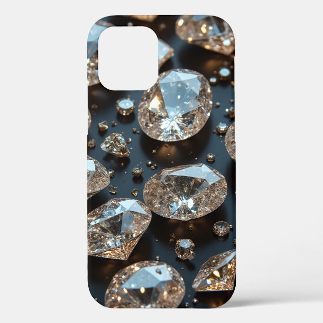 Diamond iPhone Case sieht wie echter Diamant-Luxus (Rückseite)