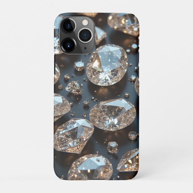 Diamond iPhone Case sieht wie echter Diamant-Luxus iPhone Hülle (Rückseite)