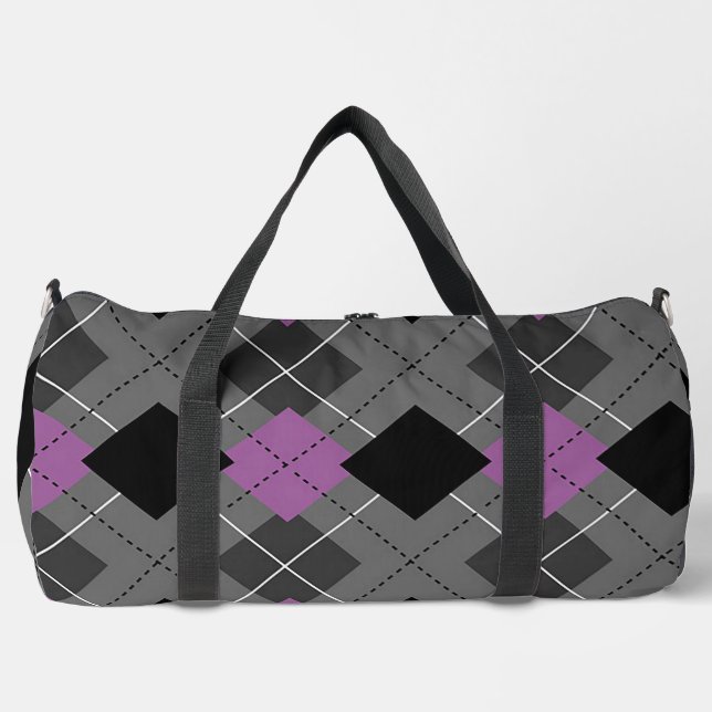 Diamond Kariert Duffle Bag (Vorderseite)