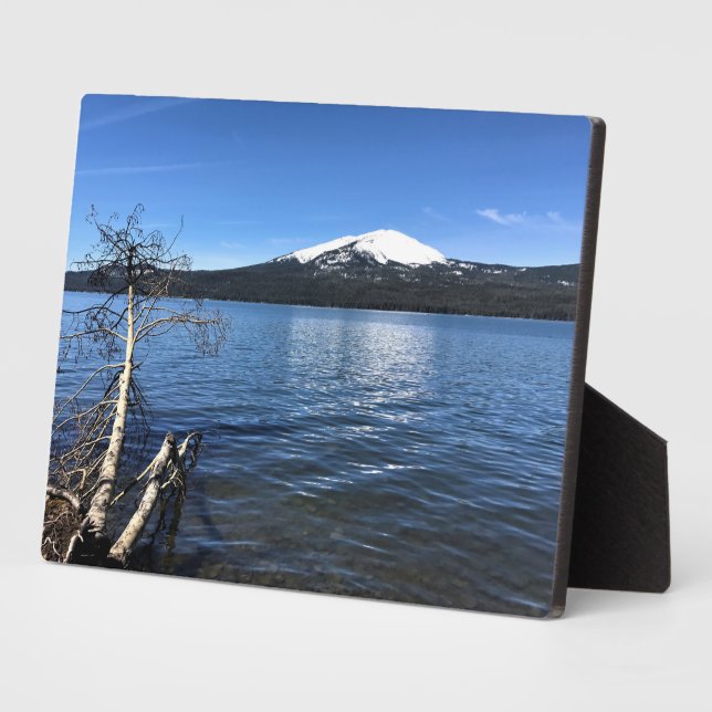 Diamond Lake, Oregon Fotoplatte (Seite)
