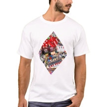Diamond - Las Vegas Playing Card Shape-T - Shirt