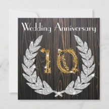 Diamond Laurel & Gold 10. Hochzeitstag