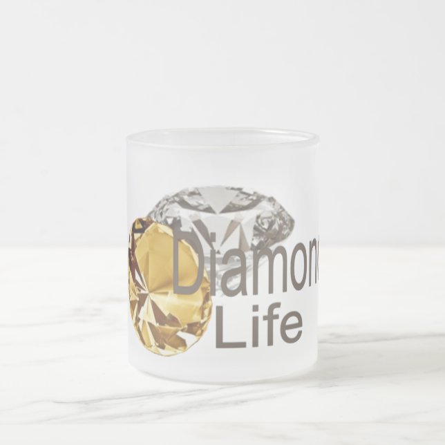 Diamond Life Mattglastasse (Mittel)