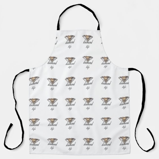 Diamond Life Schürze (Vorderseite)