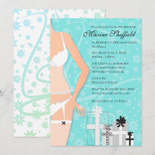 Diamond Lingerie Bridal Tiffany Green Einladung
