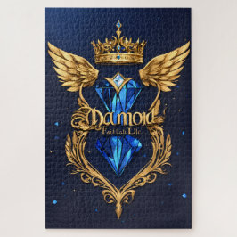 Diamond Logo Puzzle | Luxury Crystal Diamond Jigsa