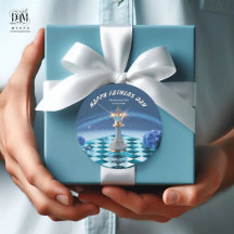 Diamond Metallic King Schach Fathers Day Blue