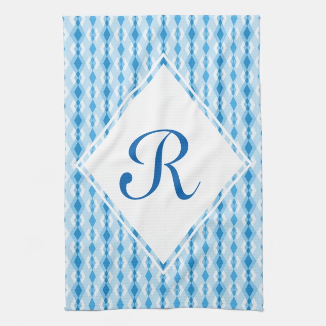 Diamond Monogram Küchentuch (Vertikal)