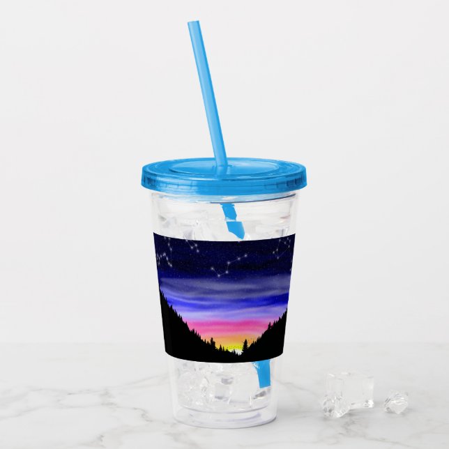 Diamond Night Acryltrinkbecher (Vorderseite Ice)