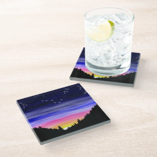 Diamond Night Glasuntersetzer