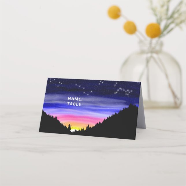 Diamond Night Platzkarte (Vorderseite)