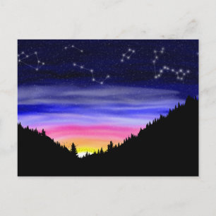 Diamond Night Postcard Postkarte