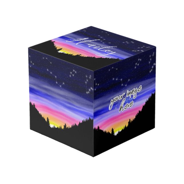 Diamond Night Würfel (Vorderseite Schrägansicht)