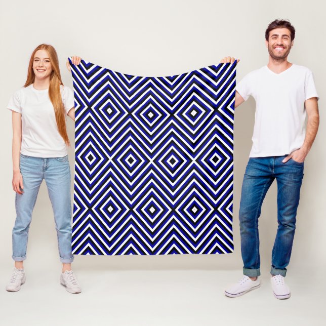 Diamond-optische Illusion Blanket Fleecedecke (Beispiel)
