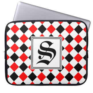 Diamond Pattern #3 Mit Monogramm Laptopschutzhülle