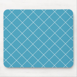 Diamond Pattern Aqua Mousepad