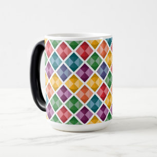 Diamond Pattern Coffee Tasse