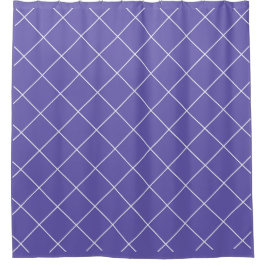 Diamond Pattern purple Duschvorhang
