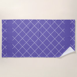 Diamond Pattern purple Strandtuch
