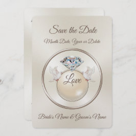 Diamond Personalisierte Save the Date Einladungen